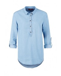 Женская голубая джинсовая рубашка от s.Oliver