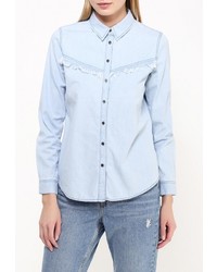 Женская голубая джинсовая рубашка от Sela
