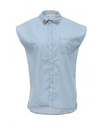 Женская голубая джинсовая рубашка от Sela