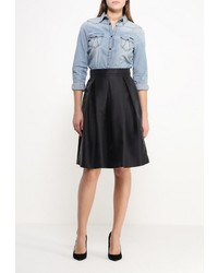 Женская голубая джинсовая рубашка от Sisley