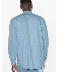 Мужская голубая джинсовая рубашка от YMC