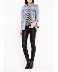 Женская голубая джинсовая рубашка от Softy