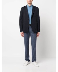 Мужская голубая джинсовая рубашка от Fay