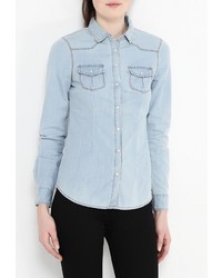 Женская голубая джинсовая рубашка от SPRINGFIELD