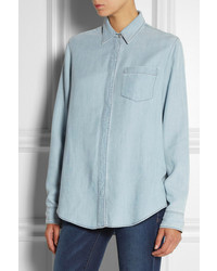 Женская голубая джинсовая рубашка от Acne