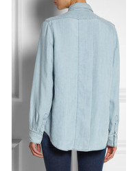 Женская голубая джинсовая рубашка от Acne