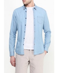 Мужская голубая джинсовая рубашка от Woolrich
