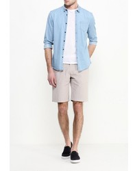 Мужская голубая джинсовая рубашка от Woolrich