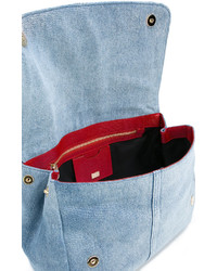 Женская голубая джинсовая сумка от Dolce & Gabbana