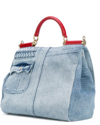 Женская голубая джинсовая сумка от Dolce & Gabbana