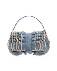 Голубая джинсовая сумочка от Fendi