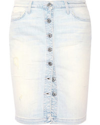 Голубая джинсовая юбка на пуговицах от Current/Elliott