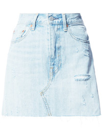 Голубая джинсовая юбка от Levi's