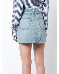 Голубая джинсовая юбка от RE/DONE