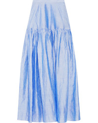 Голубая длинная юбка от Co