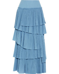 Голубая длинная юбка от Sonia Rykiel