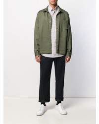 Мужская голубая классическая рубашка в клетку от Hackett