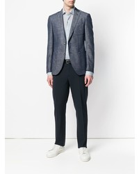 Мужская голубая классическая рубашка от Orian