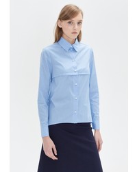 Женская голубая классическая рубашка от Base Forms