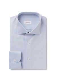 Мужская голубая классическая рубашка от Brioni
