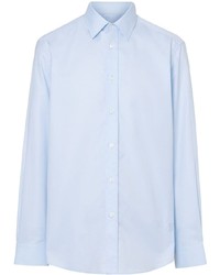 Мужская голубая классическая рубашка от Burberry