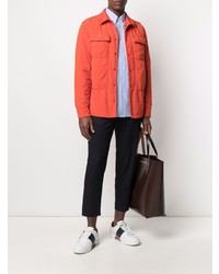 Мужская голубая классическая рубашка от Aspesi