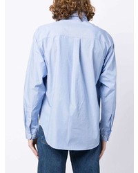 Мужская голубая классическая рубашка от Chocoolate