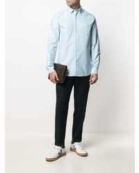 Мужская голубая классическая рубашка от Filippa K