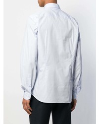 Мужская голубая классическая рубашка от Fay