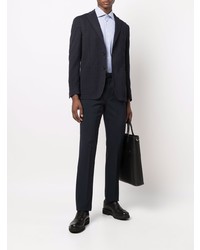 Мужская голубая классическая рубашка от Corneliani