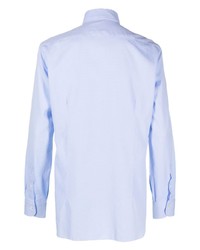 Мужская голубая классическая рубашка от Barba