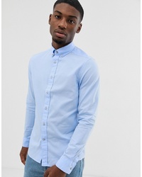 Мужская голубая классическая рубашка от Calvin Klein