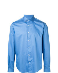 Мужская голубая классическая рубашка от Cerruti 1881