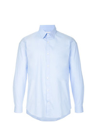Мужская голубая классическая рубашка от Cerruti 1881