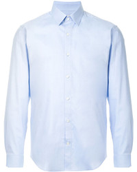 Мужская голубая классическая рубашка от Cerruti