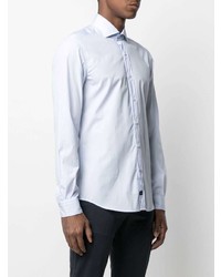 Мужская голубая классическая рубашка от Fay