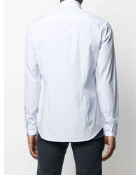 Мужская голубая классическая рубашка от Fay