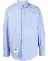 Мужская голубая классическая рубашка от Chocoolate