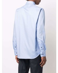 Мужская голубая классическая рубашка от BOSS