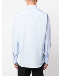 Мужская голубая классическая рубашка от DSQUARED2