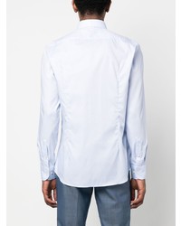Мужская голубая классическая рубашка от BOSS