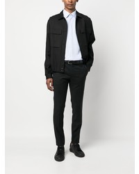 Мужская голубая классическая рубашка от BOSS