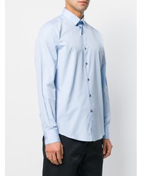 Мужская голубая классическая рубашка от Lanvin
