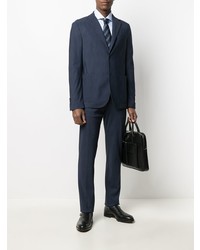 Мужская голубая классическая рубашка от Mazzarelli