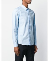 Мужская голубая классическая рубашка от Ami Paris