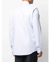 Мужская голубая классическая рубашка от BOSS