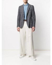 Мужская голубая классическая рубашка от Xacus