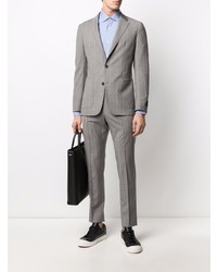 Мужская голубая классическая рубашка от Z Zegna