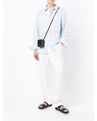 Мужская голубая классическая рубашка от SIR.