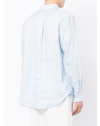 Мужская голубая классическая рубашка от SIR.